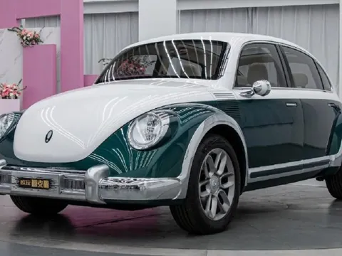 Xe điện giống hệt huyền thoại xe con bọ Volkswagen lộ diện, sạc đầy chạy tới 400km